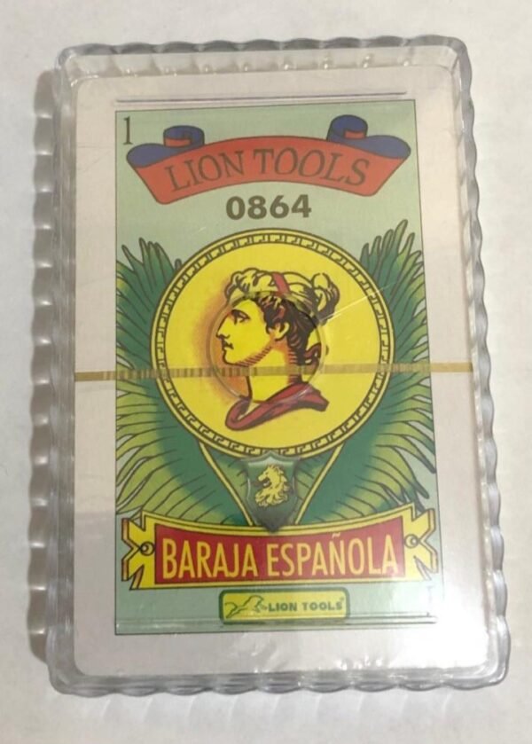 Baraja española ( carton ) Lion tools.