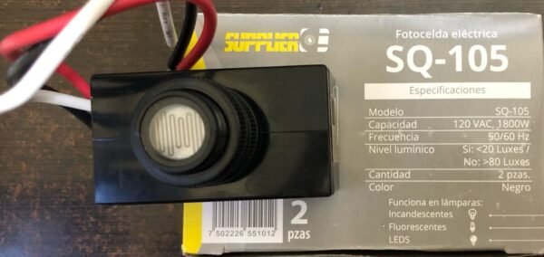 Fotocelda electrica (2pzas)120V Supplier