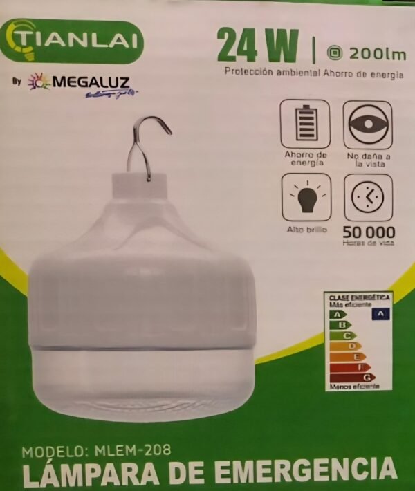 Foco bala de emergencia 24w Tianlai