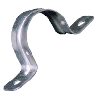 Abrazadera galvanizada 8″ omega